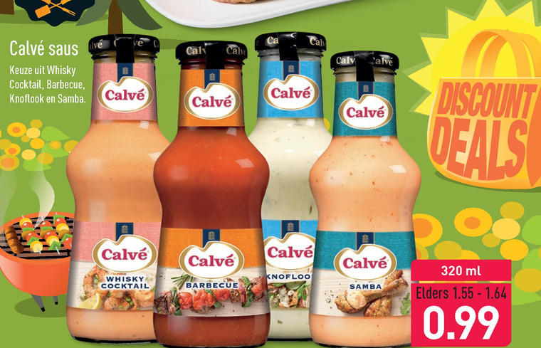 Calve   snacksaus folder aanbieding bij  Aldi - details