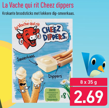 La Vache Qui Rit   kaassnacks folder aanbieding bij  Aldi - details