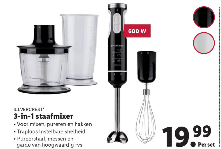 SilverCrest   staafmixer folder aanbieding bij  Lidl - details