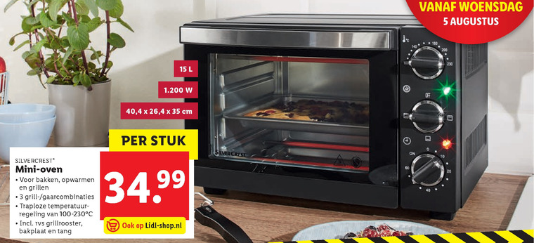 SilverCrest   snackoven folder aanbieding bij  Lidl - details