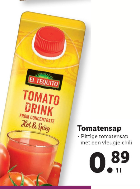 El Tequito   fruitdrank folder aanbieding bij  Lidl - details