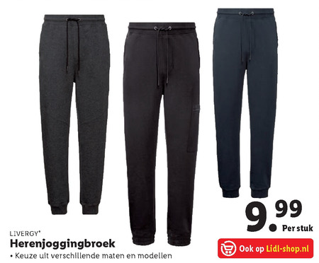 Livergy   heren joggingbroek folder aanbieding bij  Lidl - details