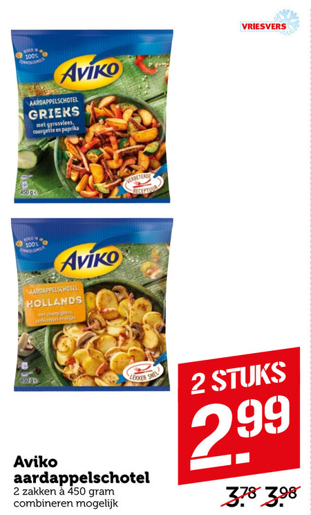 Aviko   aardappelproduct folder aanbieding bij  Coop - details