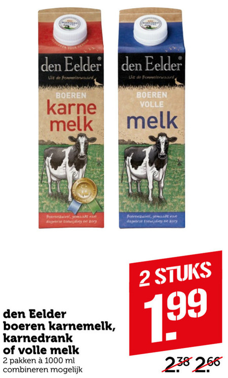 Den Eelder   melk, karnemelk folder aanbieding bij  Coop - details