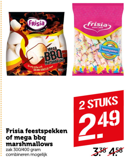 Frisia   marshmallows folder aanbieding bij  Coop - details