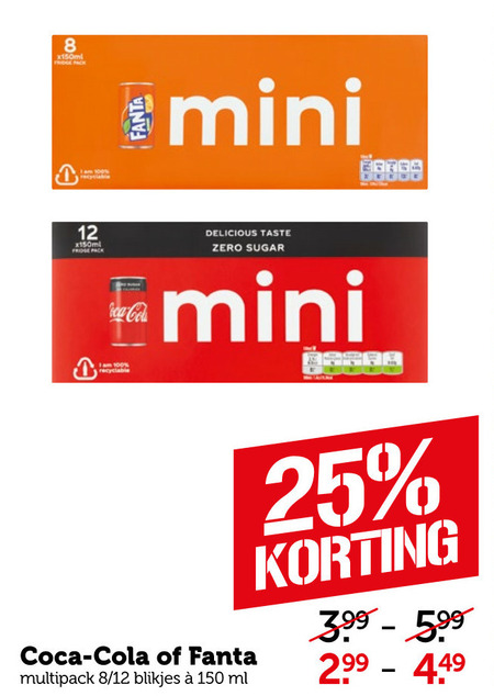 Fanta   frisdrank, cola folder aanbieding bij  Coop - details