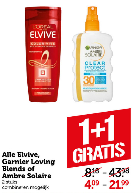 Ambre Solaire   conditioner, shampoo folder aanbieding bij  Coop - details