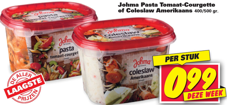 Johma   pastasalade folder aanbieding bij  Nettorama - details