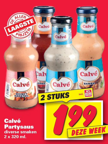 Calve   snacksaus folder aanbieding bij  Nettorama - details