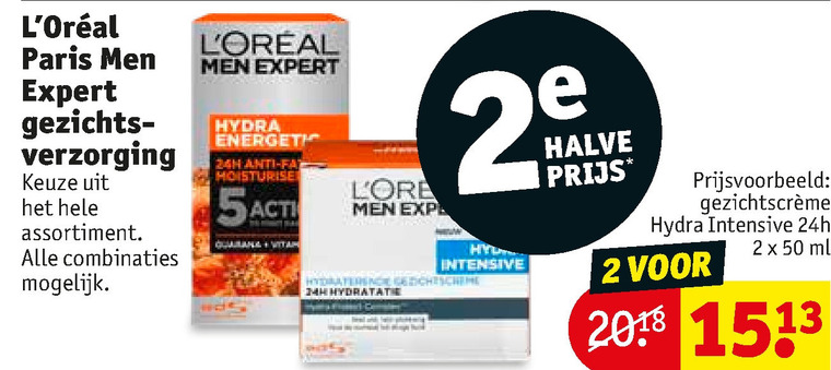 L Oreal Men Expert   heren gezichtsverzorging folder aanbieding bij  Kruidvat - details