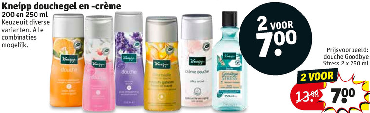 Kneipp   douchegel folder aanbieding bij  Kruidvat - details