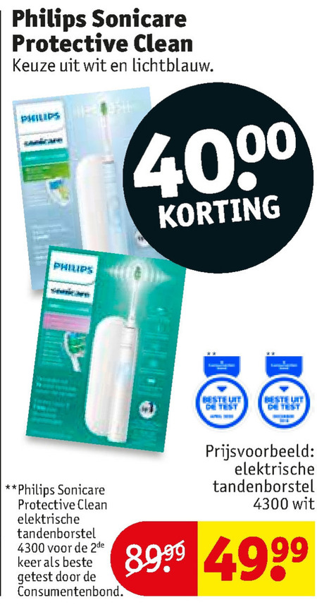 Philips   electrische tandenborstel folder aanbieding bij  Kruidvat - details