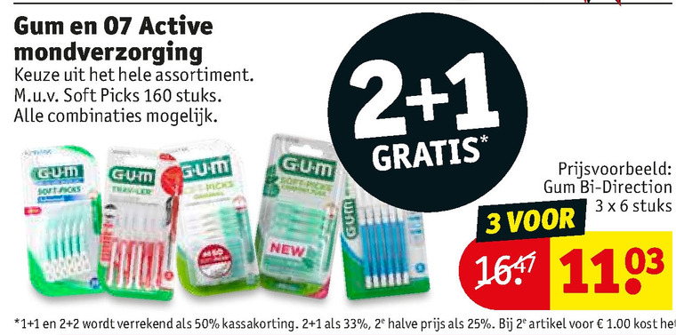 O7 Active   mondwater, interdentale ragers folder aanbieding bij  Kruidvat - details