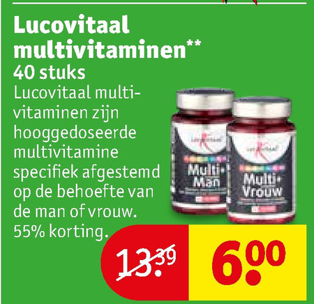 Lucovitaal   multivitaminen folder aanbieding bij  Kruidvat - details