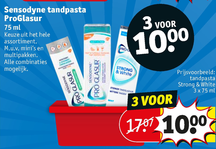 Sensodyne   tandpasta folder aanbieding bij  Kruidvat - details