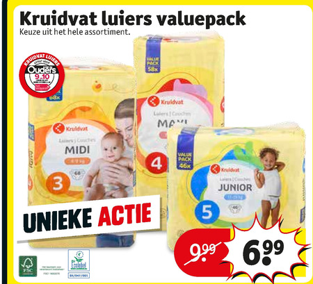 Kruidvat Huismerk   luiers folder aanbieding bij  Kruidvat - details