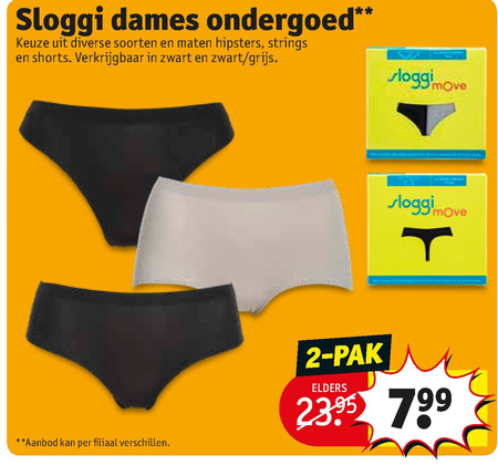 Frank Worthley wenselijk Nog steeds Sloggi damesslip folder aanbieding bij Kruidvat - details