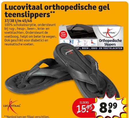 Lucovitaal   damesslipper folder aanbieding bij  Kruidvat - details