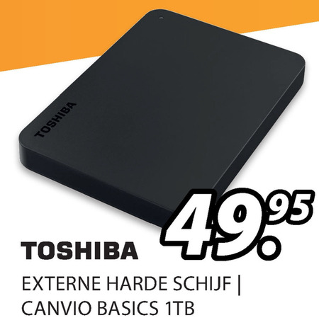 Toshiba   portable harde schijf folder aanbieding bij  Expert - details