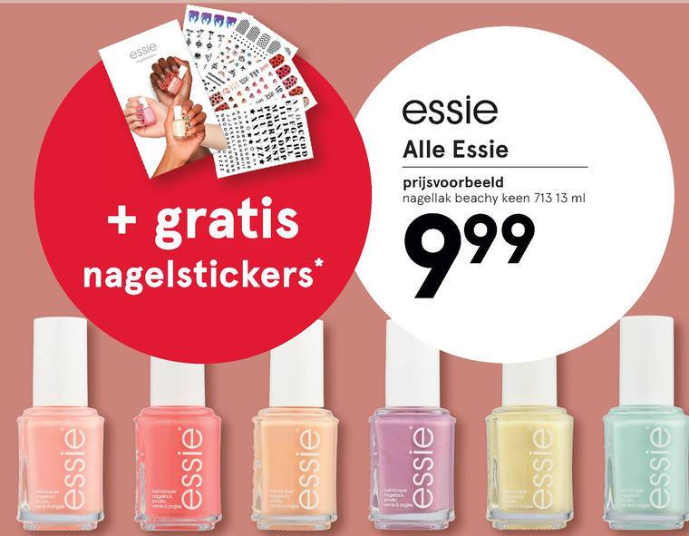 Essie   nagellak folder aanbieding bij  Etos - details