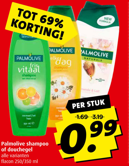 Palmolive   shampoo, douchegel folder aanbieding bij  Boni - details