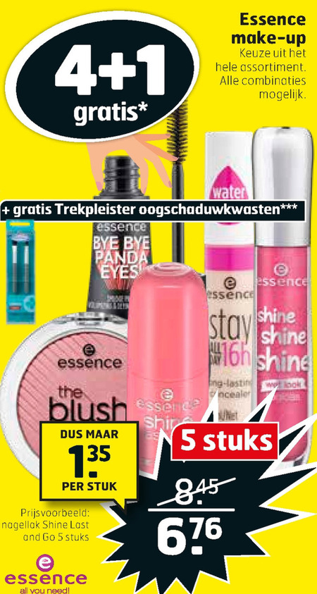 Essence   cosmetica, nagellak folder aanbieding bij  Trekpleister - details