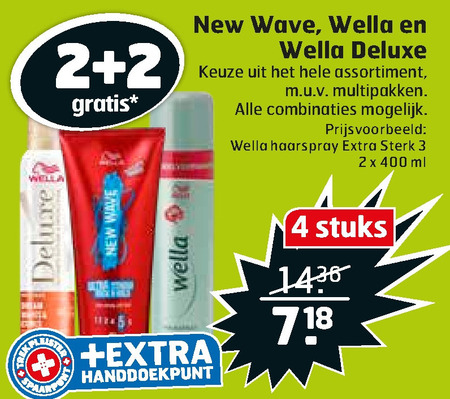 New Wave   hairspray, haargel folder aanbieding bij  Trekpleister - details