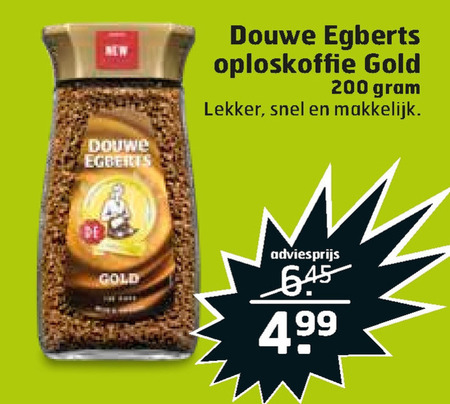 Douwe Egberts   oploskoffie folder aanbieding bij  Trekpleister - details