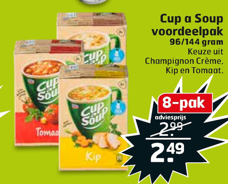 Cup a Soup   soep folder aanbieding bij  Trekpleister - details