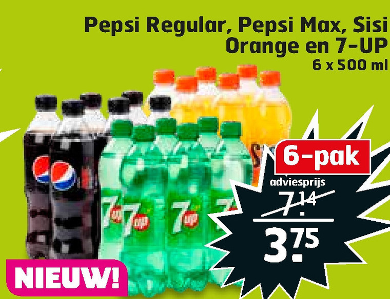 Pepsi   frisdrank, cola folder aanbieding bij  Trekpleister - details