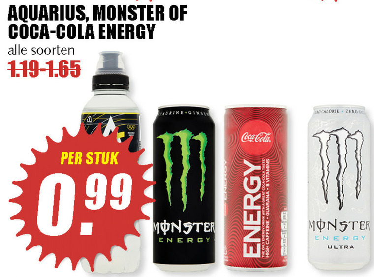 Aquarius   energiedrank, sportdrank folder aanbieding bij  MCD Supermarkt Basis - details