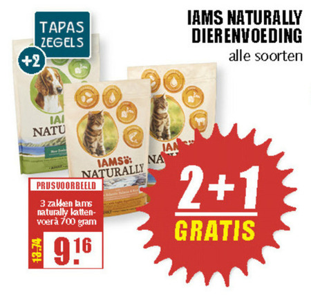 IAMS   hondenvoer, kattenvoer folder aanbieding bij  MCD Supermarkt Basis - details