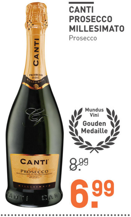 Canti   prosecco folder aanbieding bij  Gall & Gall - details