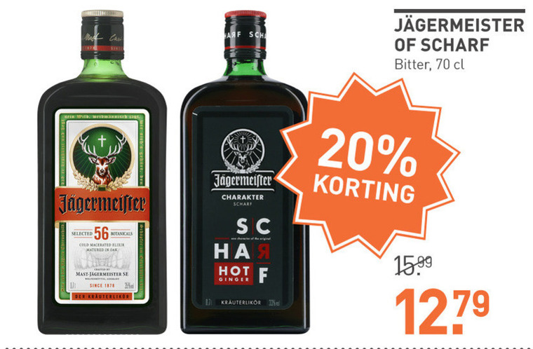 Jagermeister   kruidenbitter folder aanbieding bij  Gall & Gall - details