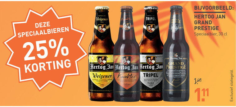 Hertog Jan   speciaalbier folder aanbieding bij  Gall & Gall - details