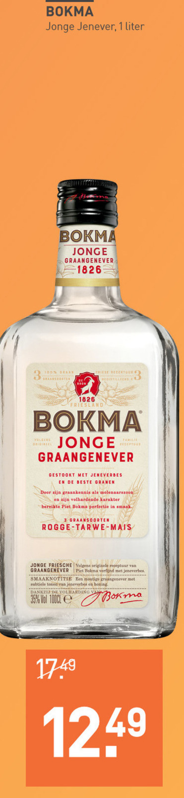 Bokma   jenever folder aanbieding bij  Gall & Gall - details