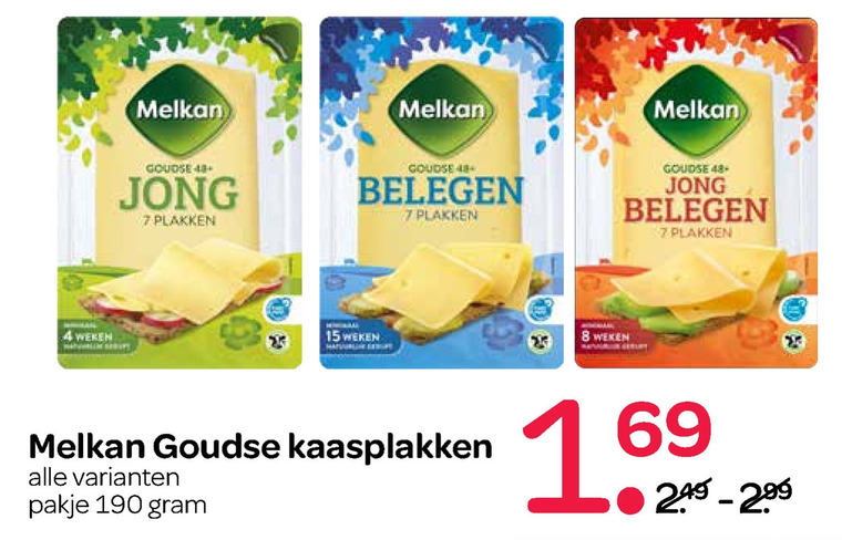 Melkan   kaasplakken folder aanbieding bij  Spar - details