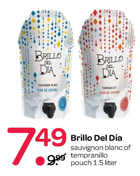 Brillo   witte wijn, rode wijn folder aanbieding bij  Spar - details