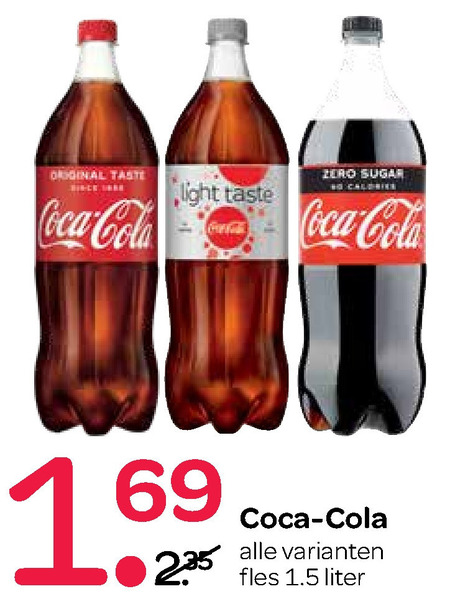 Coca-Cola   cola folder aanbieding bij  Spar - details