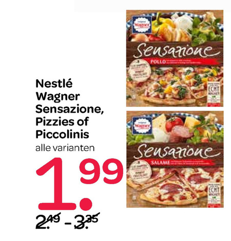 Wagner   diepvriespizza folder aanbieding bij  Spar - details