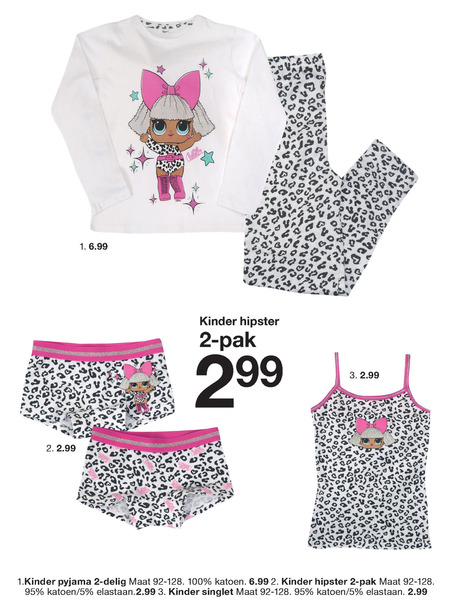 L.O.L. Surprise   meisjessinglet, meisjes boxershort folder aanbieding bij  Zeeman - details