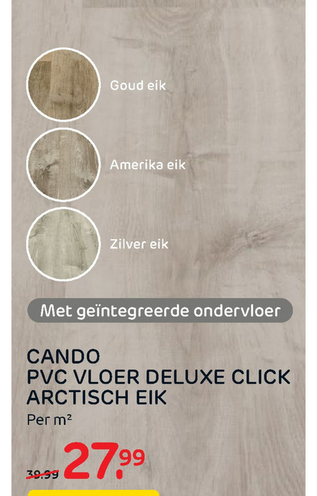 Cando   kunststof vloer folder aanbieding bij  Praxis - details