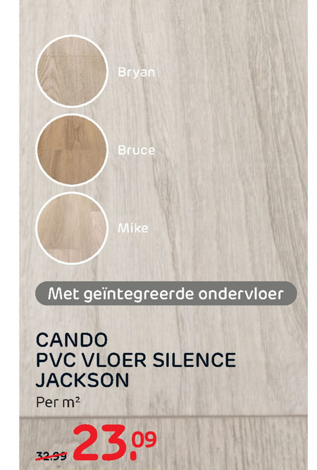 Cando   kunststof vloer folder aanbieding bij  Praxis - details