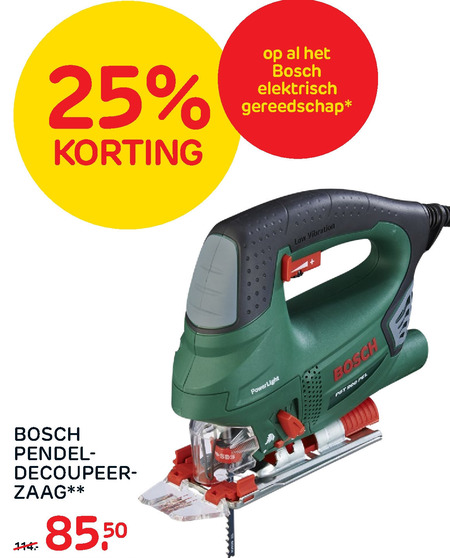 Keelholte Anoniem conversie Bosch decoupeerzaag folder aanbieding bij Praxis - details