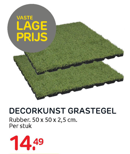 kunstgras folder aanbieding Praxis - details