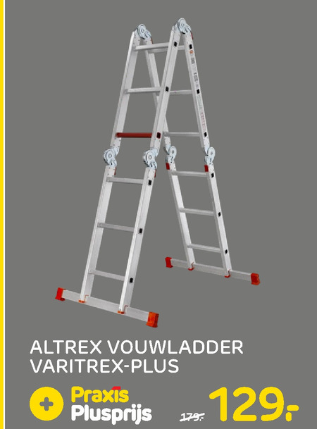 Altrex   vouwladder folder aanbieding bij  Praxis - details