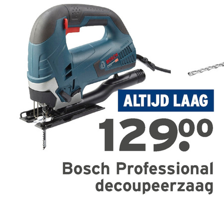 Bosch   decoupeerzaag folder aanbieding bij  Gamma - details