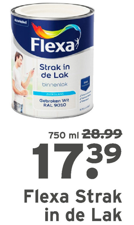 Flexa   lak folder aanbieding bij  Gamma - details