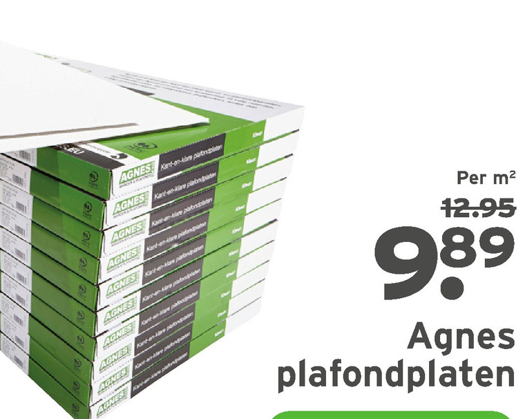 Agnes   plafondplaat folder aanbieding bij  Gamma - details