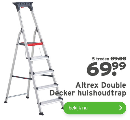 Geven overspringen redactioneel Altrex huishoudtrap folder aanbieding bij Gamma - details